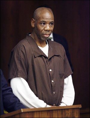 Edgar Howard, 47, was arraigned yesterday in Toledo Municipal Court for the murder of Frances Fox, 88, during a break-in at her home in early May.  Mrs. Fox died of blunt-force trauma.