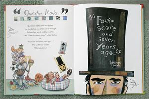  Punctuation Celebration  uses poetry to illustrate accepted practices for using punctuation in the written word.