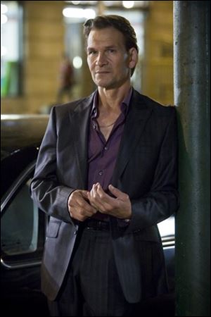  In this image released by A&E, Patrick Swayze is shown in a promotional photo for the A&E series, 