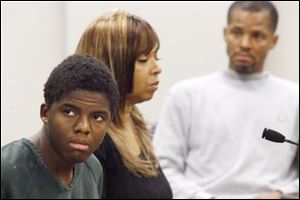 Jemison and his legal guardian, Twanda Harris, hear Dick Brundage, the victim's brother, say that he will know if Jemison's apology is sincere if the teen betters himself.