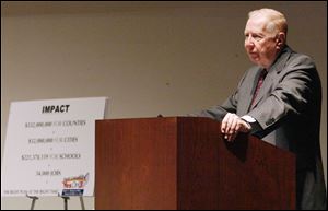 Former Ohio Supreme Court Justice Andy Douglas, once a key political figure in Toledo, promotes the casino. However, Jerry Chabler, a casino critic, called the former justice a ‘hired gun.'