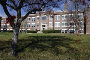 The former Burnham High School now houses the Sylvania school district's administration offices. The building is to be demolished this winter.