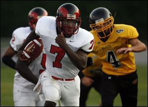 Rogers senior E.J. Tucker led the City League in rushing (1,118 yards) and passed for 1,193 yards.
