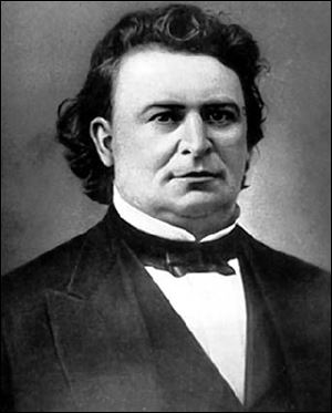 Congressman James M. Ashley,
a Republican from Toledo, authored the 13th Amendment abolishing slavery