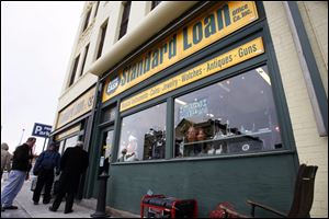 Standard Loan Office Co., a downtown Toledo pawnshop.