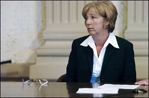 Kathy Beutler, 47, was fired in June from her job as secretary-treasurer of the Ohio Farmers Union and pleaded guilty in September to a bill of information charging her with aggravated theft, which is a third-degree felony.