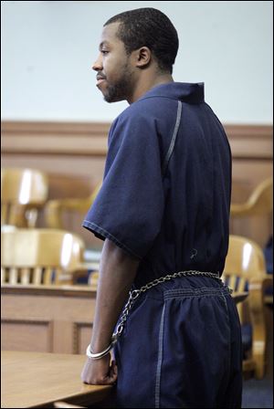 Anthony Belton, 24, is charged with one count of aggravated murder and two counts of aggravated robbery, all with gun specifications, in the death of Matthew Dugan, 34, a clerk the former BP station at Dorr Street and Secor Road. Mr. Dugan was shot once in the back of the head during a robbery.