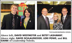 
Nearly $62,500 was raised to support the Youth Leadership Toledo program for about 50 sophomores from nearly every area high school. The annual cost per student is $1,350.

The Youth Leadership Toledo program has had 569 graduates since its inception 14 years ago. A Youth in Philanthropy program was started 12 years ago for juniors and seniors: The brainchild of Deke Welles, it is run by the Toledo Community Foundation. 

Two Youth Leadership Toledo graduates, Betsy Lashaway, now a law student at the University of Toledo and full-time engineer for Owens-Illinois Inc., and David Westmeyer, a junior at Toledo Christian, spoke at the event. 

Honored were the 2010 classes of Leadership Toledo and the youth group, which started their journey in September and will continue through May, 2011. Present were representatives from each class including Jay Mirrow, from the first class. You may recognize some of the grads: Dirk VanHeyst, Bill Foster, Sara Moynihan, George and Vicky Brymer, Keith Burwell, Cynthia Beekley, Sandy Goerlich Alexander, Claudia Handwork, and Rob Loeb. 

Event chairman Lori Powe, a board member, was assisted by Jacqueline Rivers, Mike Dockins, Dan McQuillen, Sharon Prueter, Jim Walrod, and William Garbe, board president.