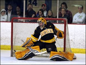 Northview sophomore goaltender Austin Gryca has a 10-5 record with a 2.51 goals-against average.