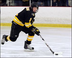 Tyler Harding, a junior, has 23 points (four goals, 19 assists) and was named to the All-Northwest Hockey Conference first team.
