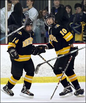 Northview seniors Mark Hall, left, and Jordan Jones have been key players for theWildcats, who upset top-ranked St. John's in the district and then defeated Findlay.