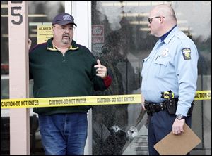 Mark Bilger, co-owner of Allied Music, said it was his brother Eric's idea to get a gun and a concealed-carry license and practice shooting. Yesterday, Eric Bilger shot a robbery suspect inside the store, striking Steve James, 30, of Toledo, in the hand and body. The Bilgers say their store has been burglarized several times since summer.