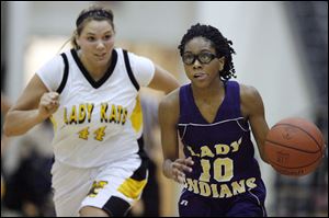 Brooke Hunt, a junior, contributes 6.5 points and 3.0 assists per game.