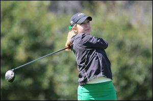 Bowling Green High School grad Caroline Powers has started every event her freshman year at Michigan State. She is ranked just shy of the top 100 nationally.