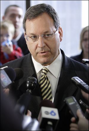 Marc Dann resigned as attorney general after 17 months in office.