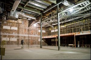 After renovation, the Toledo Museum of Art's empty Glass Gallery will be the Frederic and Mary Wolfe Gallery, which will display contemporary and modern art.