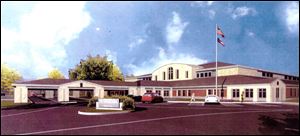 An architect's rendering of what the new clinic will look like.