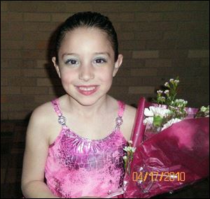 Elena Yakumithis died Wednesday after pulling away from her mother as they were crossing a street and being struck by a vehicle.