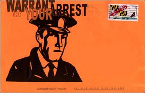 Jon Stainbrook says these flyers were designed to intimidate his supporters.