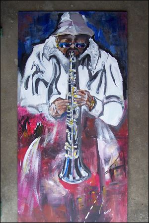 'Hot Swing,' by Stewart Raney, is part of the Salon des Refuses show at the Parkwood Gallery.