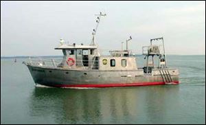 Research vessels such as the Explorer II from the Ohio Division of Wildlife navigate the western basin of Lake Erie to gather data through young-of-year trawls to assess the 2010 walleye hatch.