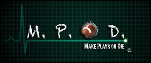 The 'Make Plays or Die' logo. The group, started by Desmond Marrow also promotes its efforts via social networking sites like Twitter.