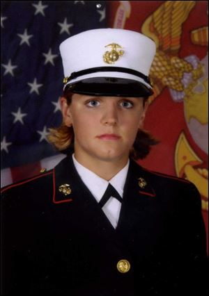 Lance Cpl. Maria Lauterbach of Vandalia, Ohio, was pregnant when she was killed in 2007.