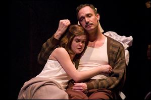 Kelly Klein and Danny Vaccaro in Barter Theatre's ‘The Diary of Anne Frank.'
