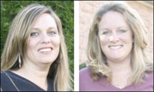 Emily Yerkes, left, and Stacey Arnold.