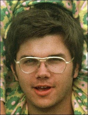 A 1975 photo of Mark David Chapman