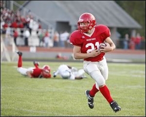 Lee Hullibarger, a senior, missed last week's game because of an injury, but rushed for 178 yards and scored five TDs in the first two games.