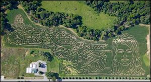 The Butterfly House's 2010 maze honors Toledo-area singer Crystal Bowersox