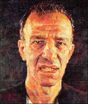 ‘Alex,' by Chuck Close is another Apollo Society purchase.

