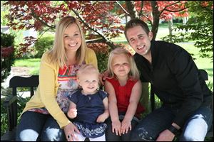 Sarah, Claire, Emmerson, and Matt Hammitt found out in April that their baby would be a boy and he would have a severe heart defect that required surgery after birth.