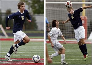 Matt Essig, left, who has committed to play at Duqsene, and Justin Niese are key players on defense.