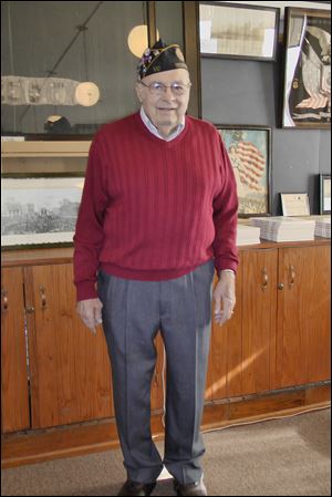 William Moritz, 84, donated his uniform, Silver Star and Purple Heart from World War II to the museum.