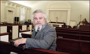 Larry Cameron, pastor of Pilgrim Church in West Toledo, is completing his 1-year Nazirite vow, during which he has not eaten products of the vine or any food that once had ‘the breath of life' in it.