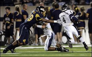 T.Y. Hilton broke away for a touchdown when Florida International beat the Rockets 35-16 at the Glass Bowl in 2008. 