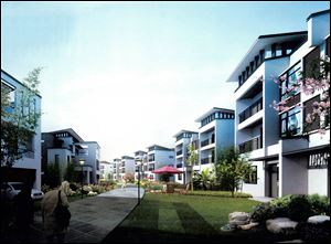 The Dashing Pacific Group envisions condos along with the waterfront building that has a boardwalk and an Asian-style shopping center. Details, including a purchase price for the site, are unknown. 