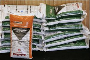 Rock salt and other materials for clearing away ice and snow have been flying off shelves this month.