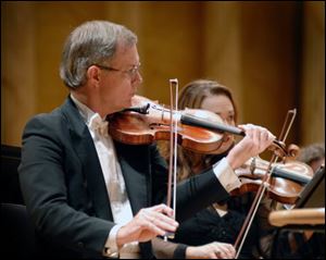 The Toledo Symphony played at the Toledo Museum of Art Peristyle.