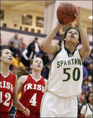 Start High School's Azia Bishop has been named Division-I girls player of the year.