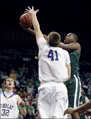 Keith Towbridge, right, has been big off the bench. He had 18 points in the regional final.