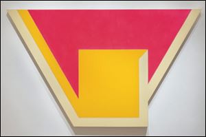 In 'Union I' a square in a truncated rectangle adds stability.