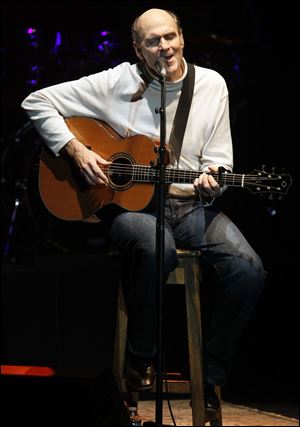 James Taylor at the Stranahan Theater Saturday night.