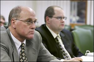 Jon Whitman, left, has said he will be surprised if township officials accept his request to change the commercial zoning of the parcels.
