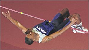 Erik Kynard had the second highest jump in the nation during the indoor track season. He jumped 7-7¾ at a meet in February.