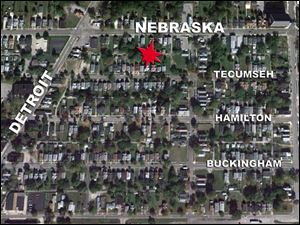 Charles Harris Jr. was shot and killed in an alley off Nebraska Avenue.