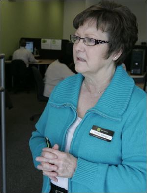 H&R Block officer manager Brenda Blum said she expects a surge of people filing on Monday.