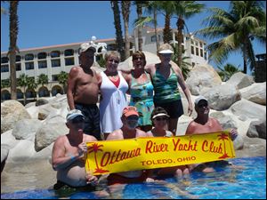 Back row, from left: Bill Jankowski, Linda Samons, Debi Jankowski, and Peggy Strick; front row, from left: Roy Samons, Craig Sanford, Nora Sanford and John Strick.  